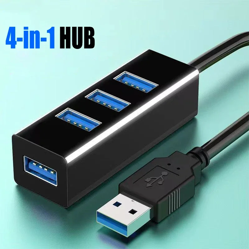 Laptop Accessories All In One - Mini concentrador USB 2.0 con 4