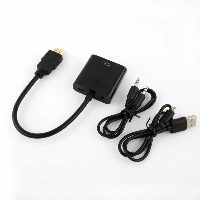 Hdmi Vga Adapter - 1-4 conjuntos de convertidores de cable