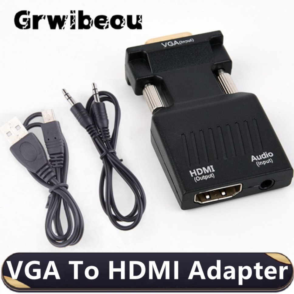 Convertidor VGA a HDMI de 1080 - Hdmi Vga Adapter reseña y precio
