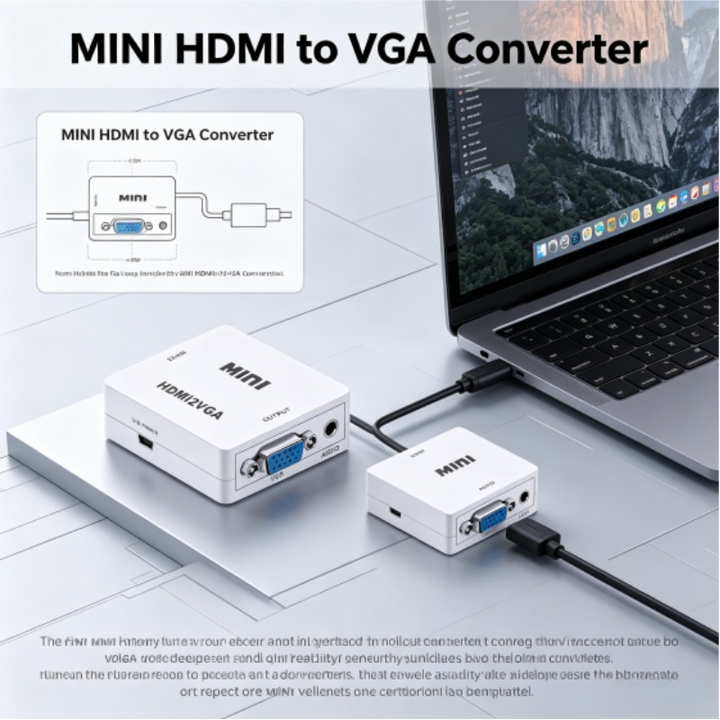 Convertidor HDMI a VGA con Aud - Hdmi Vga Adapter reseña y precio