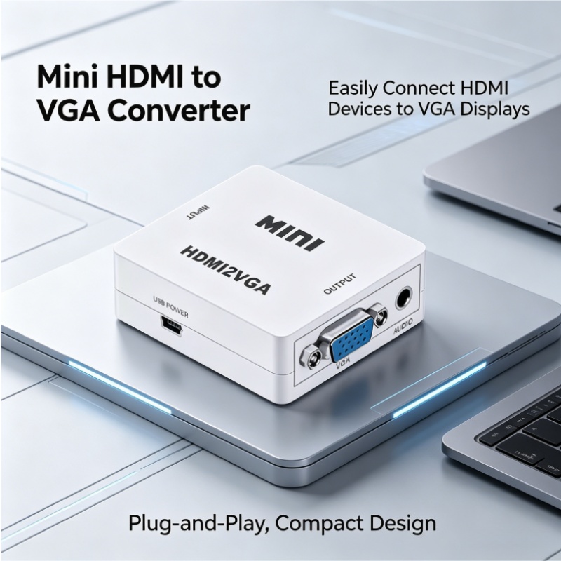 Convertidor HDMI a VGA con Aud - Hdmi Vga Adapter reseña y precio