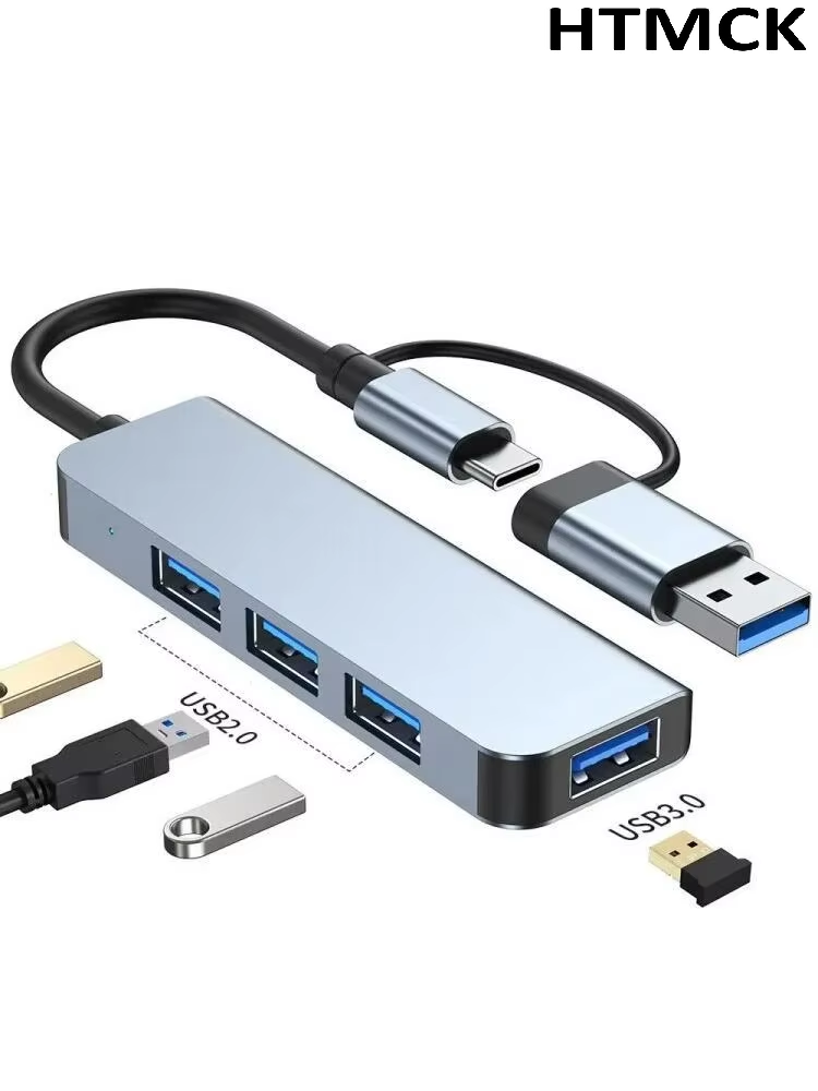 Hub USB C 8 en 2, Estación de  - Usb C Docking Hub reseña y precio