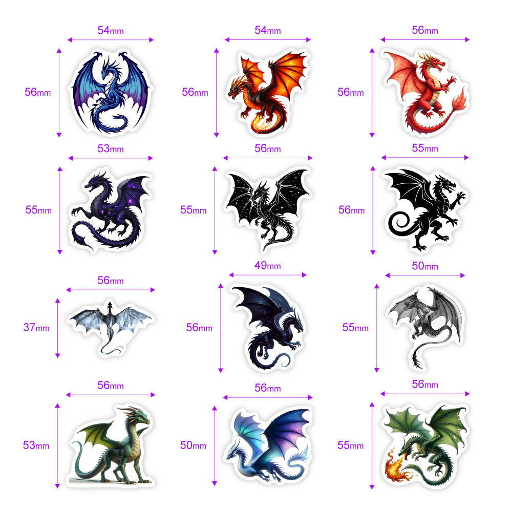 Pegatinas de Dragón Mágico de  - Laptop Accessories Cool reseña y precio