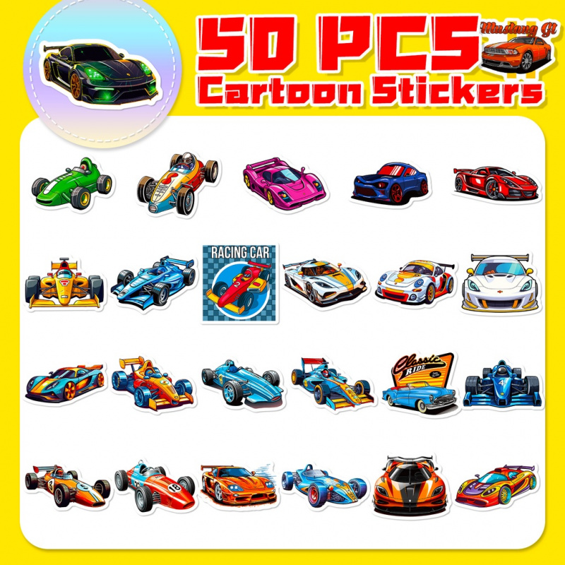 50 unids Cool Cartoon JdM Raci - Laptop Accessories Cool reseña y precio